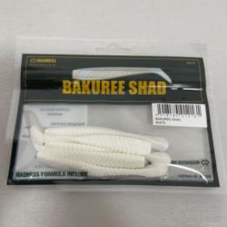 !! LEURRE MADNESS BAKUREE SHAD 80 COL WHITE