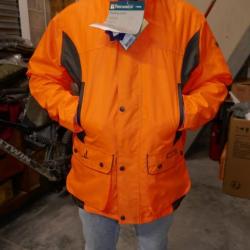 Veste orange de traque marque Percussion taille S