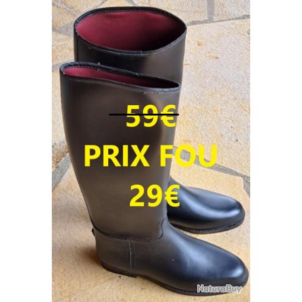 BOTTES D'QUITATION AIGLE RUTLAND  NOIR  PT  41