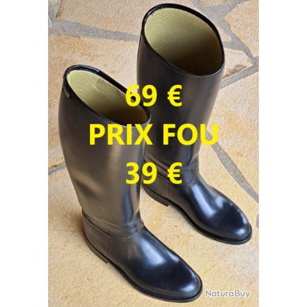 BOTTES D'QUITATION AIGLE START  NOIR  PT  42   XL