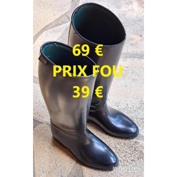 BOTTES D'QUITATION AIGLE START  NOIR  PT  36   XXL