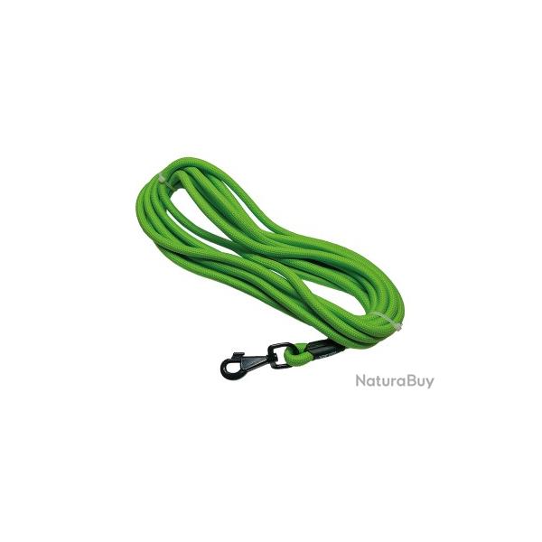 BF24 - Longe d'entrainement pour chien WILD TRACKER x-track ronde verte 12m