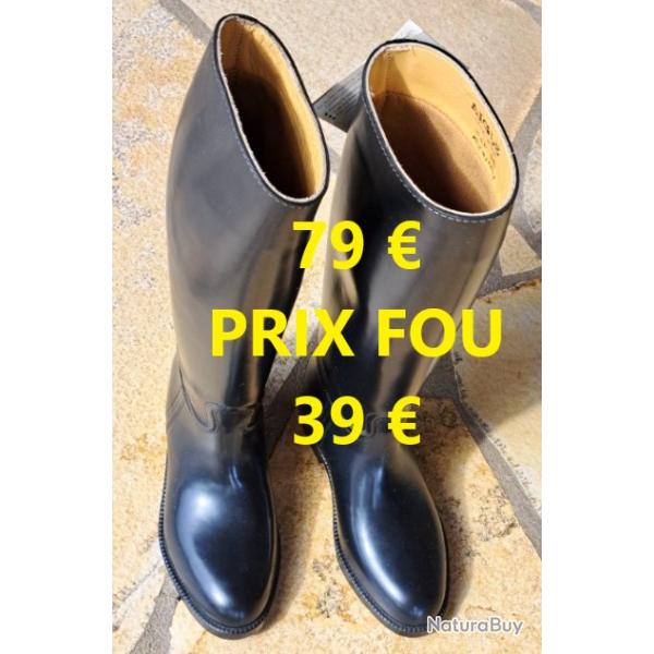 BOTTES D'QUITATION AIGLE   NOIR  PT  35    M