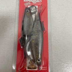 !! LEURRE HYPERLASTIC DEADALIVE PRO 125  col BLACK SHINER