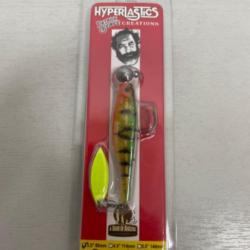 !! LEURRE HYPERLASTICS DARTSPIN PRO JIG HEAD COL FIRE TIGER CHARD