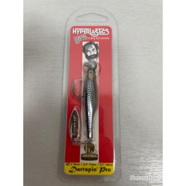 !! LEURRE HYPERLASTICS DARTSPIN PRO JIG HEAD COL BKSS