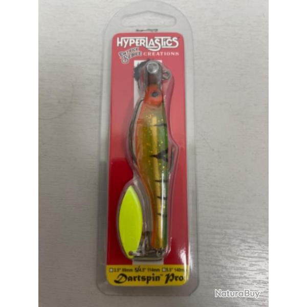 !! LEURRE HYPERLASTICS DARTSPIN PRO JIG HEAD 4.5' COL FTGC