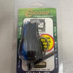 !! LEURRE ENGAGE WATERBULL 10gr col BLACK AND BLUE