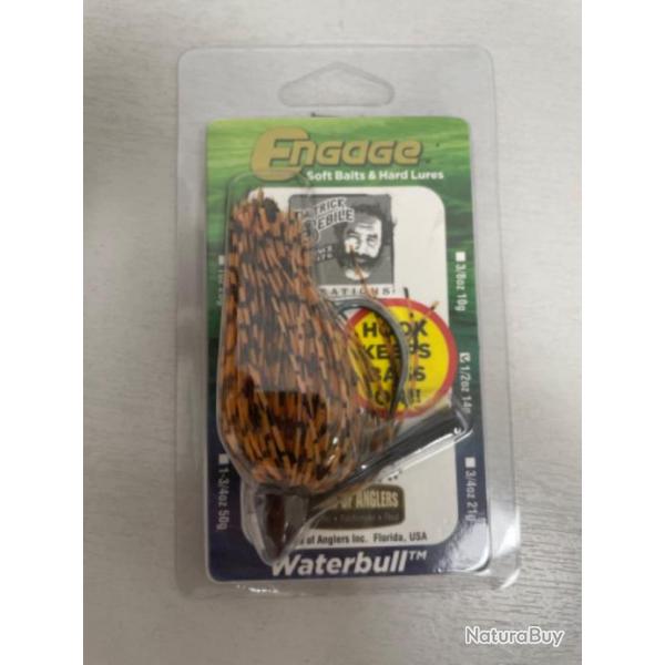 !! LEURRE ENGAGE WATERBULL 14gr col BROWN CRAW