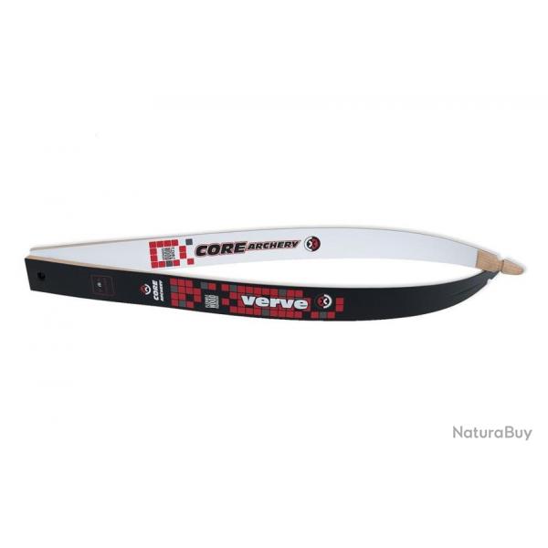 Branches recurve Core Verve en bois et fibre de verre 68" (30 lbs) si poigne 24" - 64" (32 lbs) 