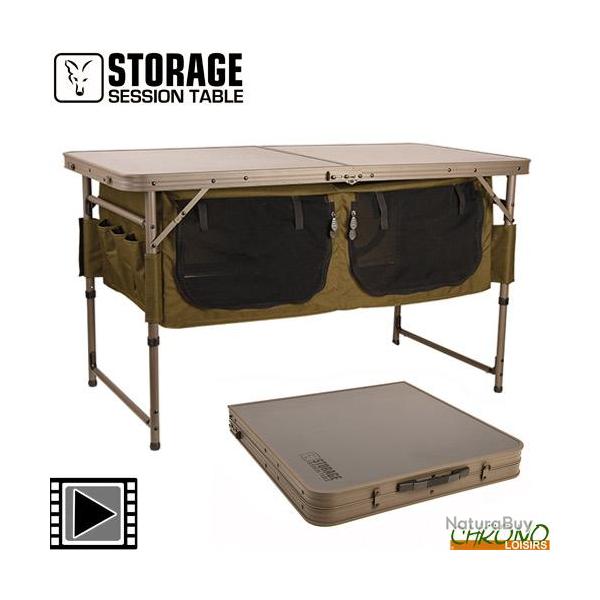 Table de Biwy Fox Storage Session Table