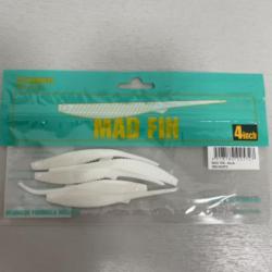 !! LEURRE MADNESS MADFIN 4inch COL WHITE