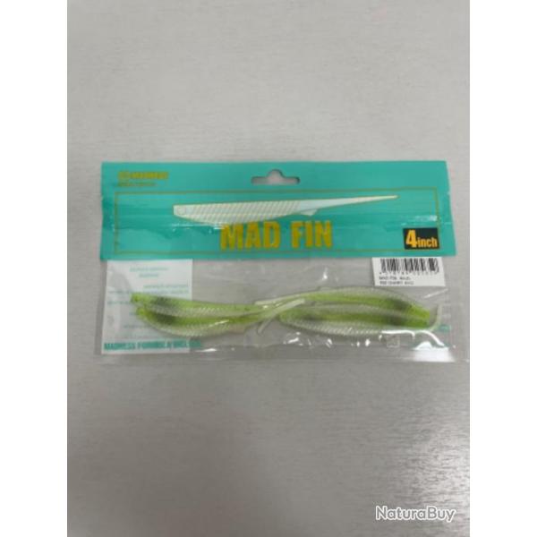 !! LEURRE MADNESS MADFIN 4inch COL CHART AYU