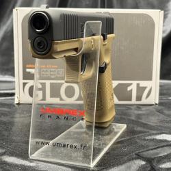 PISTOLET "GLOCK 17 GEN5" - CO2 - CAL BB/4.5MM - BLACK COYOTE