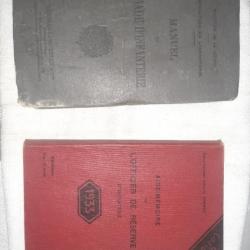 2 livres photos ww2 français manuel et Aide mémoire militaires