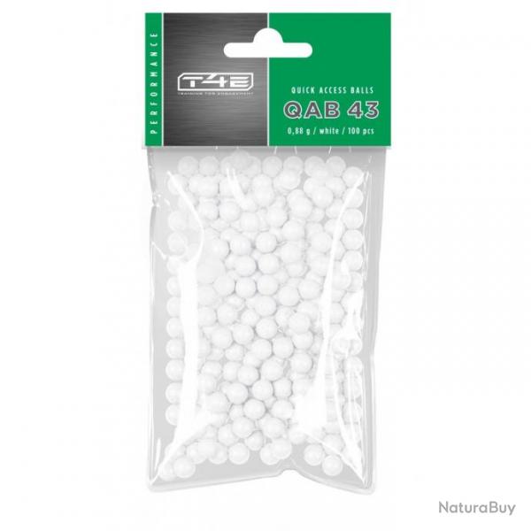 T4E - Balles QAB QUICK ACCESS BALLS Cal .43(x100)