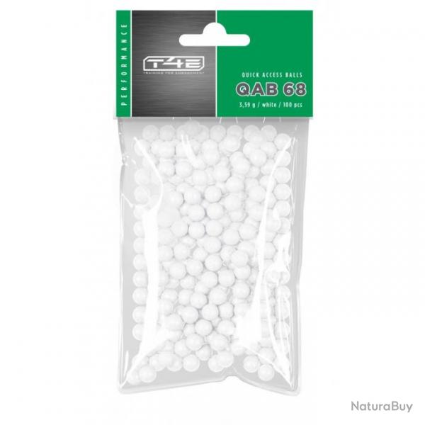 T4E - Balles QAB QUICK ACCESS BALLS Cal .68 (x100)