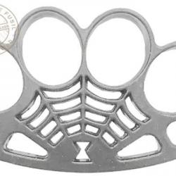 Poing américain Spider Argent