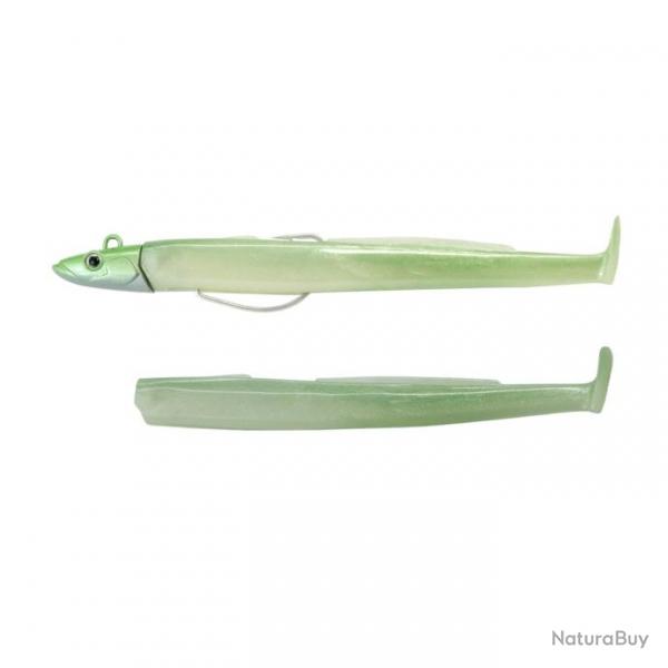 Combo Leurre FIIISH Black Eel 110 Taille 2 Shore 8g Pearl Green