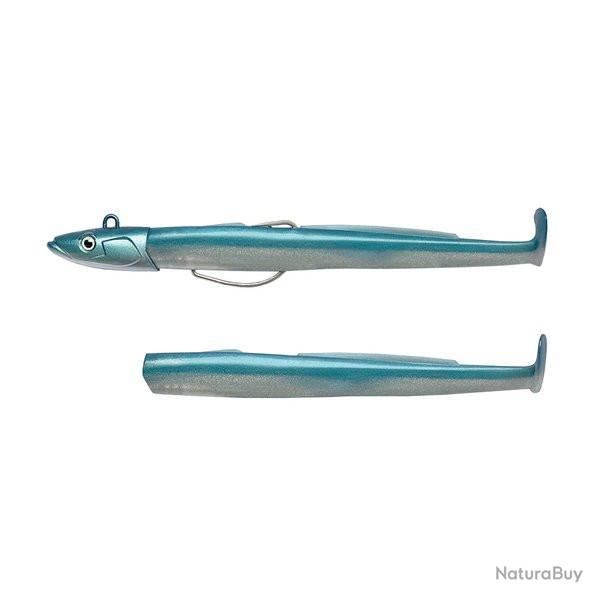 Combo Leurre FIIISH Black Eel 110 Taille 2 Offshore 15g Pearl Blue