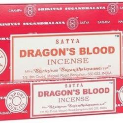 Encens Satya Sang de Dragon , Boîtes de 12 paquets de 15g