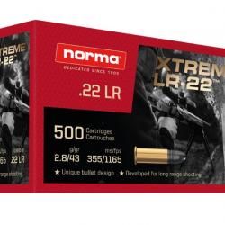 Norma cartouche xtreme LR 22