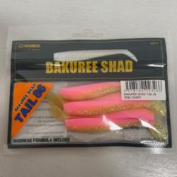 !! LEURRE MADNESS BAKUREE SHAD TAIL 86 col PINK CHART