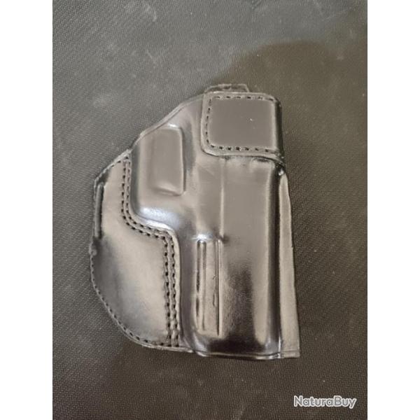 HOLSTER JMC CUIR NOIR GLOCK 17, 47, 17PSA...