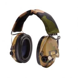 Sordin - Casque Suprême Pro X Camo, Gel avec LED - SOR75302X08S