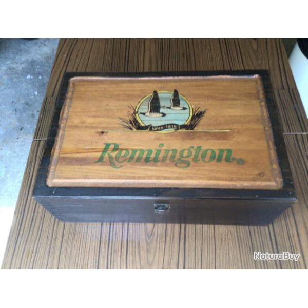 Coffret bois collector Remington