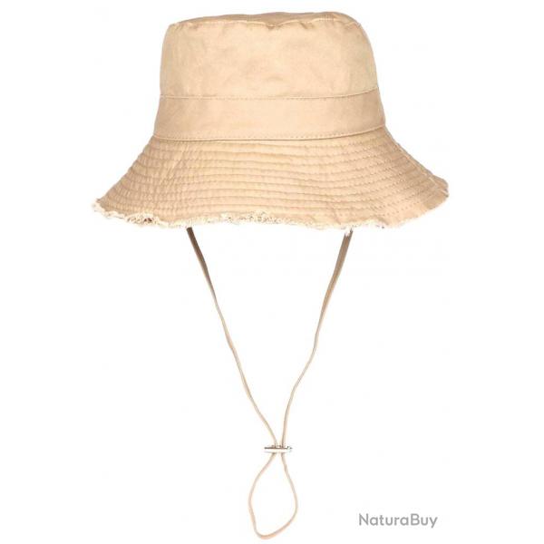 Chapeau Bob Ficelle Beige Prestige en Coton Urban Myxjack Taille unique Beige