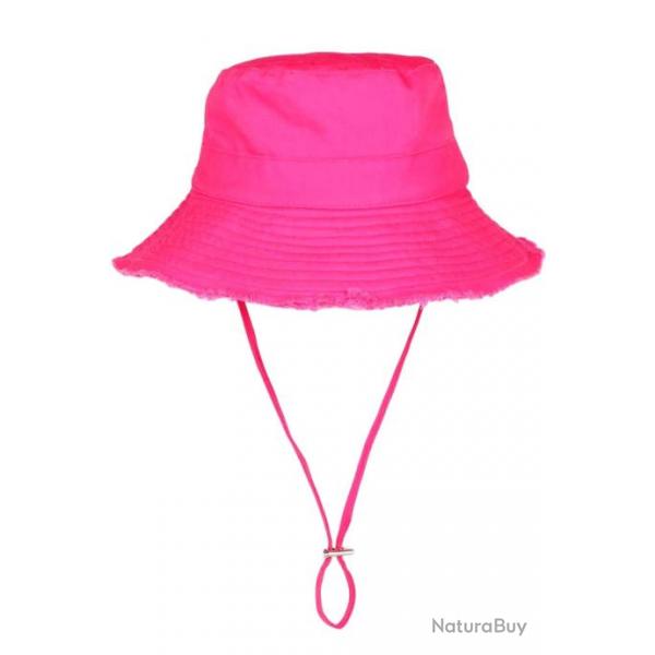 Chapeau Bob Ficelle Rose Fuchsia Prestige en Coton Urban Myxjack Taille unique Rose