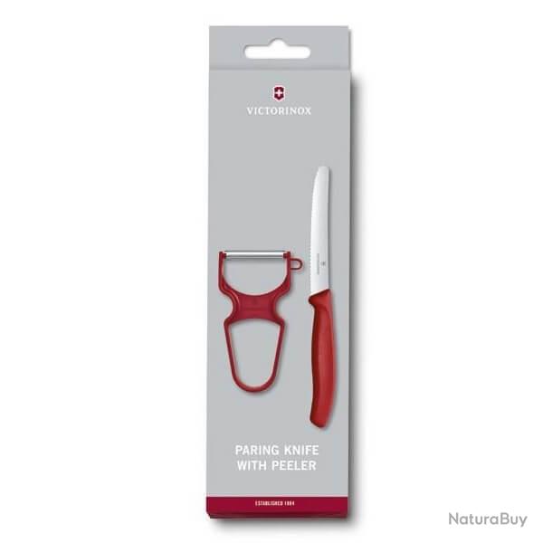 6.7111.23 Set 2 pices Victorinox Swissclassic rouge