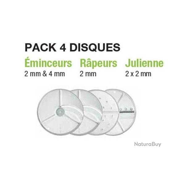 PACK 4 DISQUES ROBOT COUPE