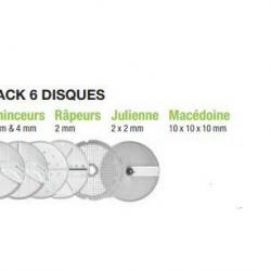 PACK 6 DISQUES ROBOT COUPE