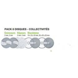 PACK 8 DISQUES COLLECTIVITÉS ROBOT COUPE