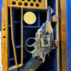 webley pocket mk 3 nickelé.  38  sw cal en coffret d origine