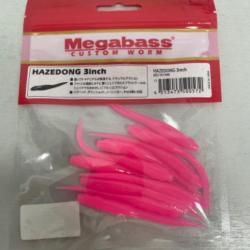 !! LEURRE MEGABASS HAZEDONG 3inch col BED IN PINK