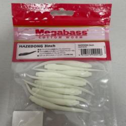 !! LEURRE MEGABASS HAZEDONG 3inch col SOLID WHITE