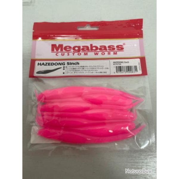 !! LEURRE MEGABASS HAZEDONG 5inch col BED IN PINK