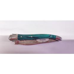 COUTEAU LAGUIOLE EN AUBRAC - MALACHITE - LAME 9CM