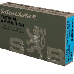 Munitions Sellier & bellot 300BLK subsoniques 200GR