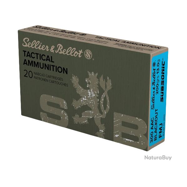 Wahoo - Munitions Sellier & bellot 300BLK subsoniques 200GR