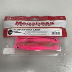 !! LEURRE MEGABASS HAZEDONG 5.2inch col PINK GLITTER