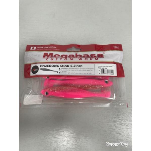 !! LEURRE MEGABASS HAZEDONG 5.2inch col PINK GLITTER