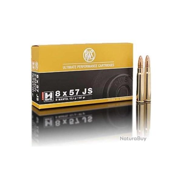 Wahoo - Munitions RWS 8x57JRS H-Mantel 187GR