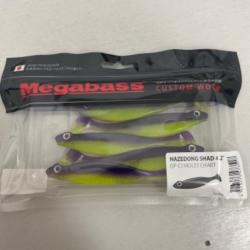 !! LEURRE MEGABASS HAZEDONG SHAD 4.2'´ col VIOLET CHART