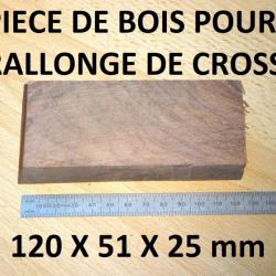 pièce de bois pour rallonge de crosse fusil - VENDU PAR JEPERCUTE (D22E521)