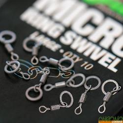 Emerillon à Anneau Korda Micro Rig Ring Swivel Large (par 10)