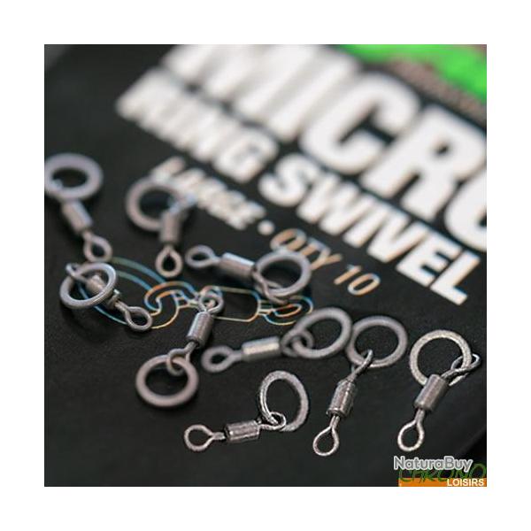 Emerillon  Anneau Korda Micro Rig Ring Swivel Large (par 10)